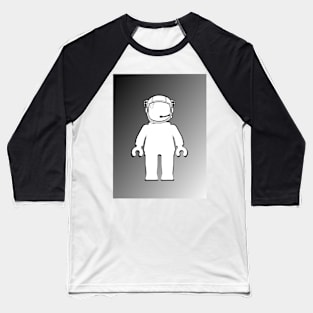 Banksy Style Astronaut Minifig, Customize My Minifig Baseball T-Shirt